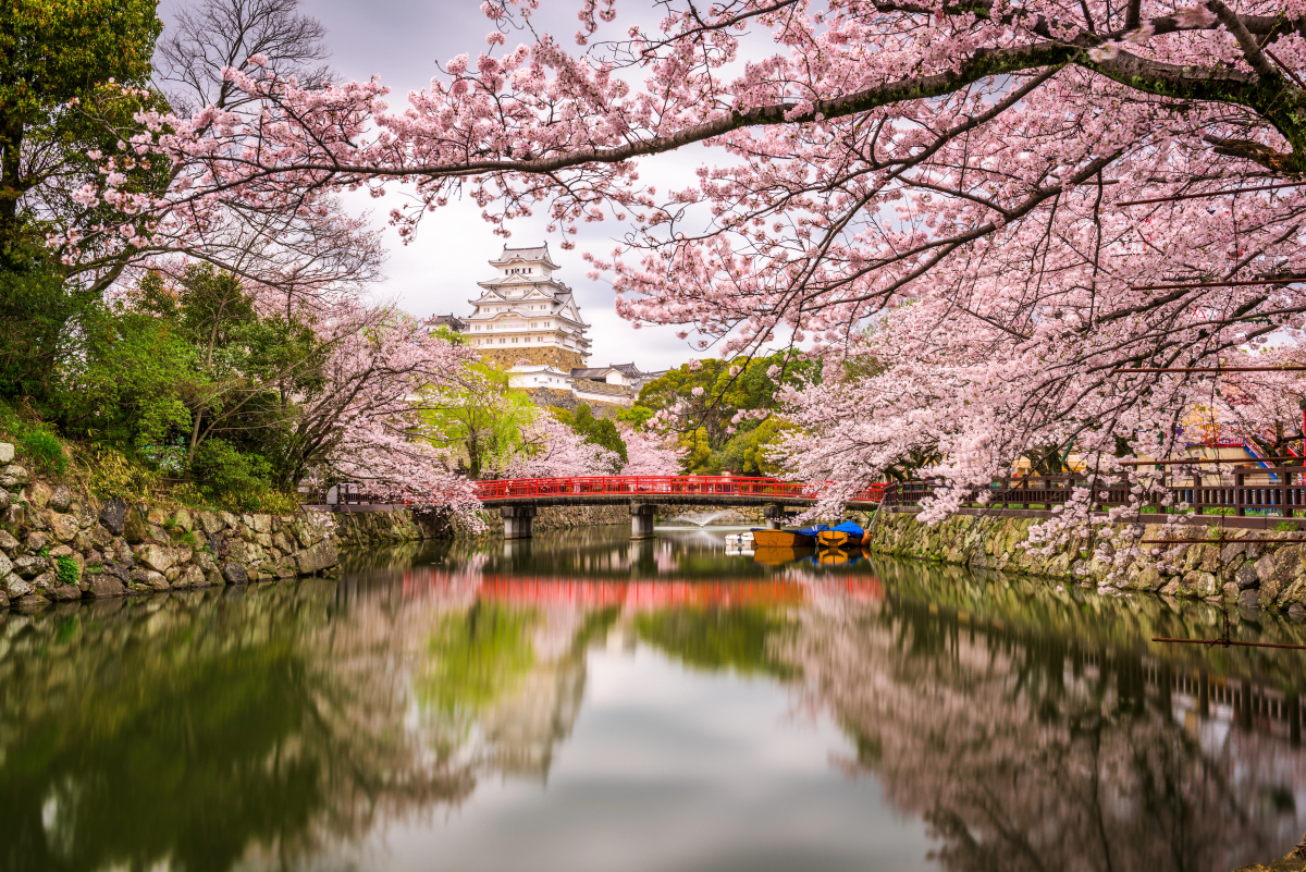 Himeji zámok, Japanonsko a jar
